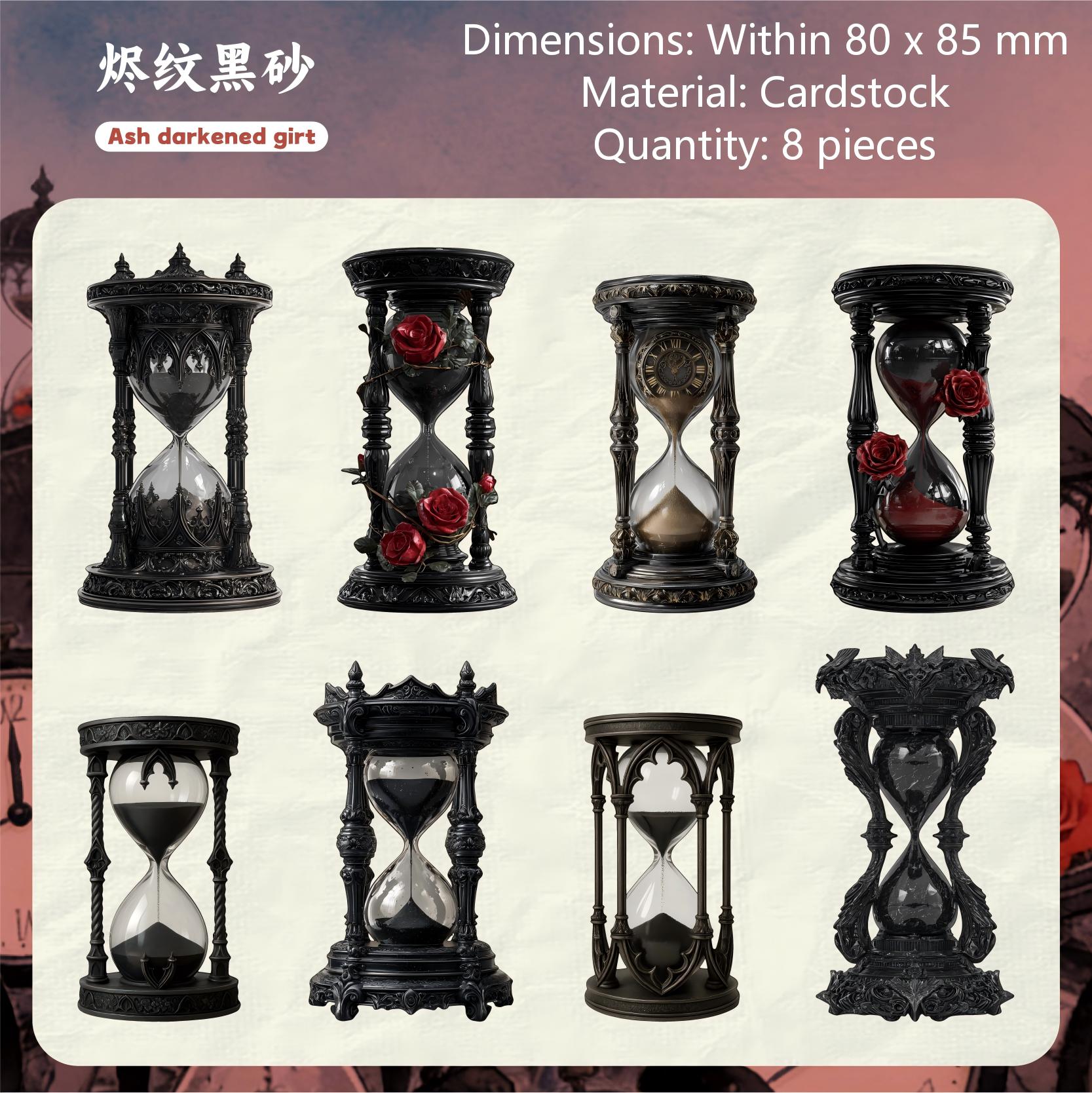 260317 Passing Time cardstock sticker -8Pcs each pack