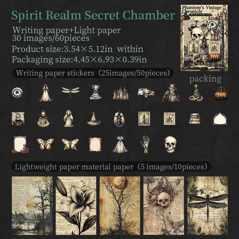 0720 Ghost Adventures Mixed pack -60Pcs each pack