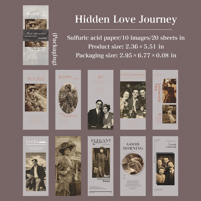 1126 Vintage vellum paper -20Pcs each pack