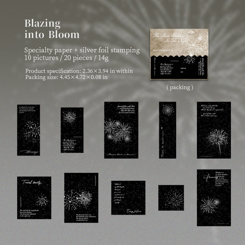 1027 Hiding in the dark paper -20Pcs each pack