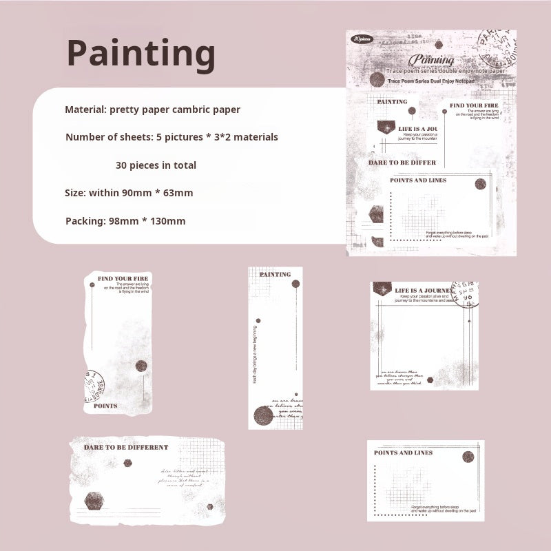 0614 Label paper -30Pcs each pack