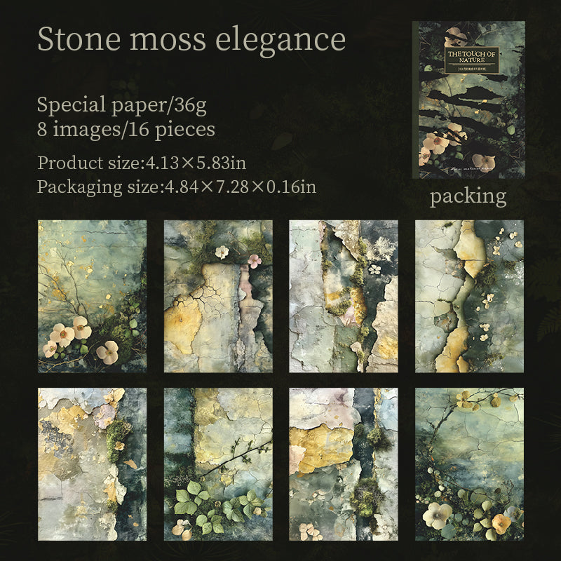 1124 The touch of nature paper -16Pcs each pack