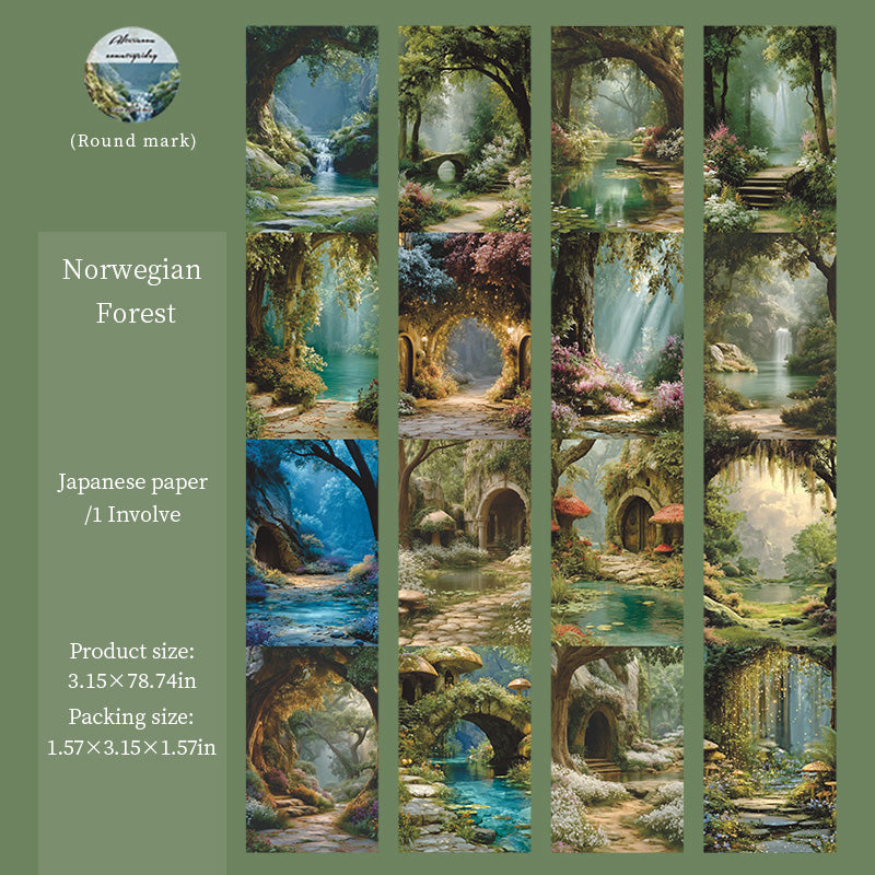 1126 Afternoon in the countryside Washi Tape -8cm*2m