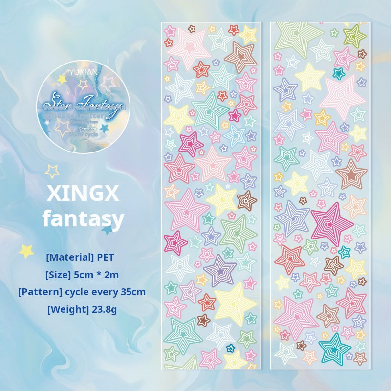 0629 Pattern PET tape *pre-cut -5cm*2M