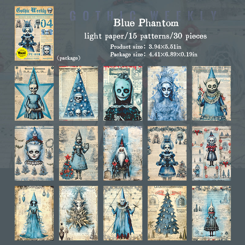 0630 Dark Weekly paper -30Pcs each pack