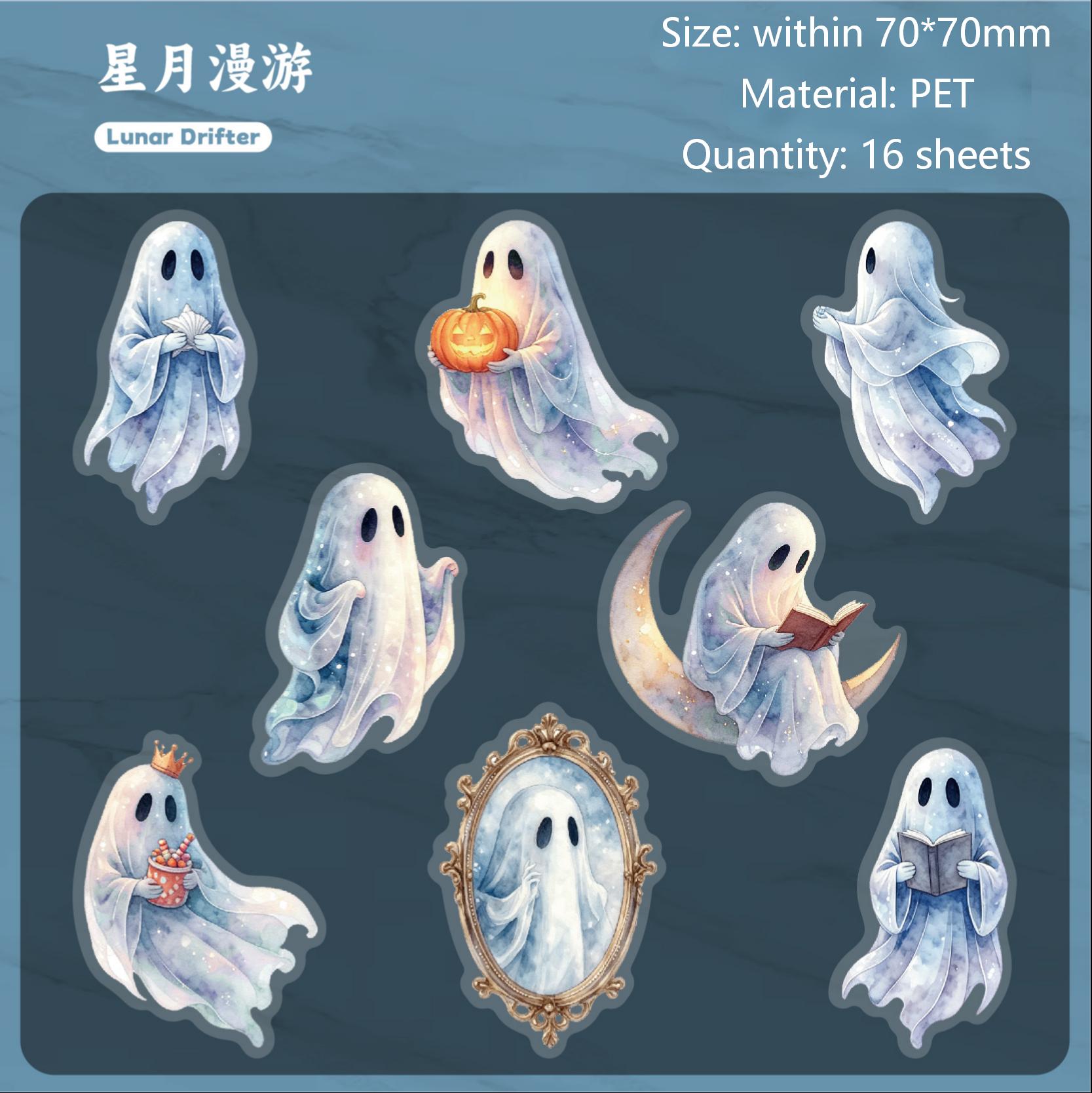 Dreamy Wraith PET Stickers -16Pcs each pack