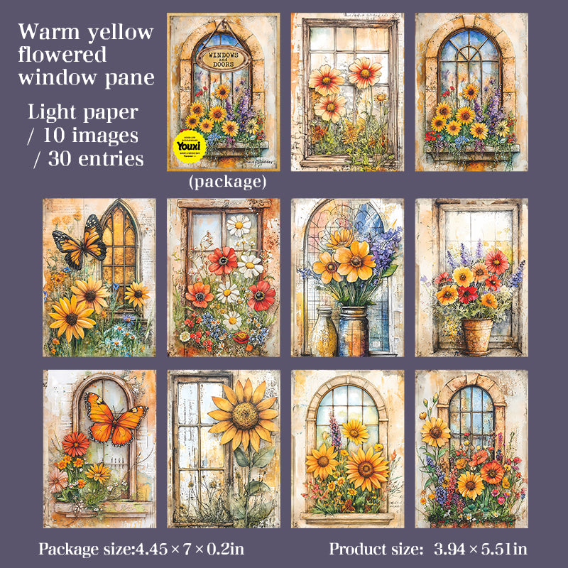 0724 Doors and window paper -30Pcs each pack