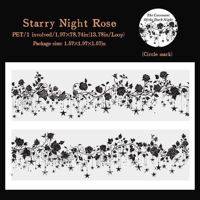 260120 The Covenant of the Dark Night PET Tape -5cm*2m