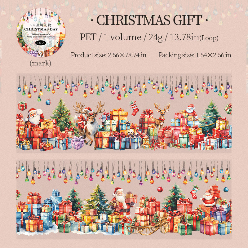 0720 Christmas PET tape -6.5CM*2M