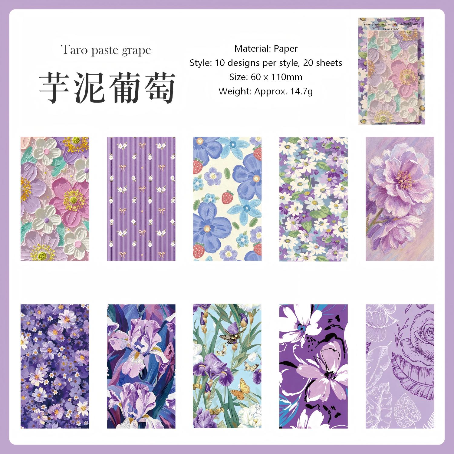 Time Treasures Paper -20Pcs each pack