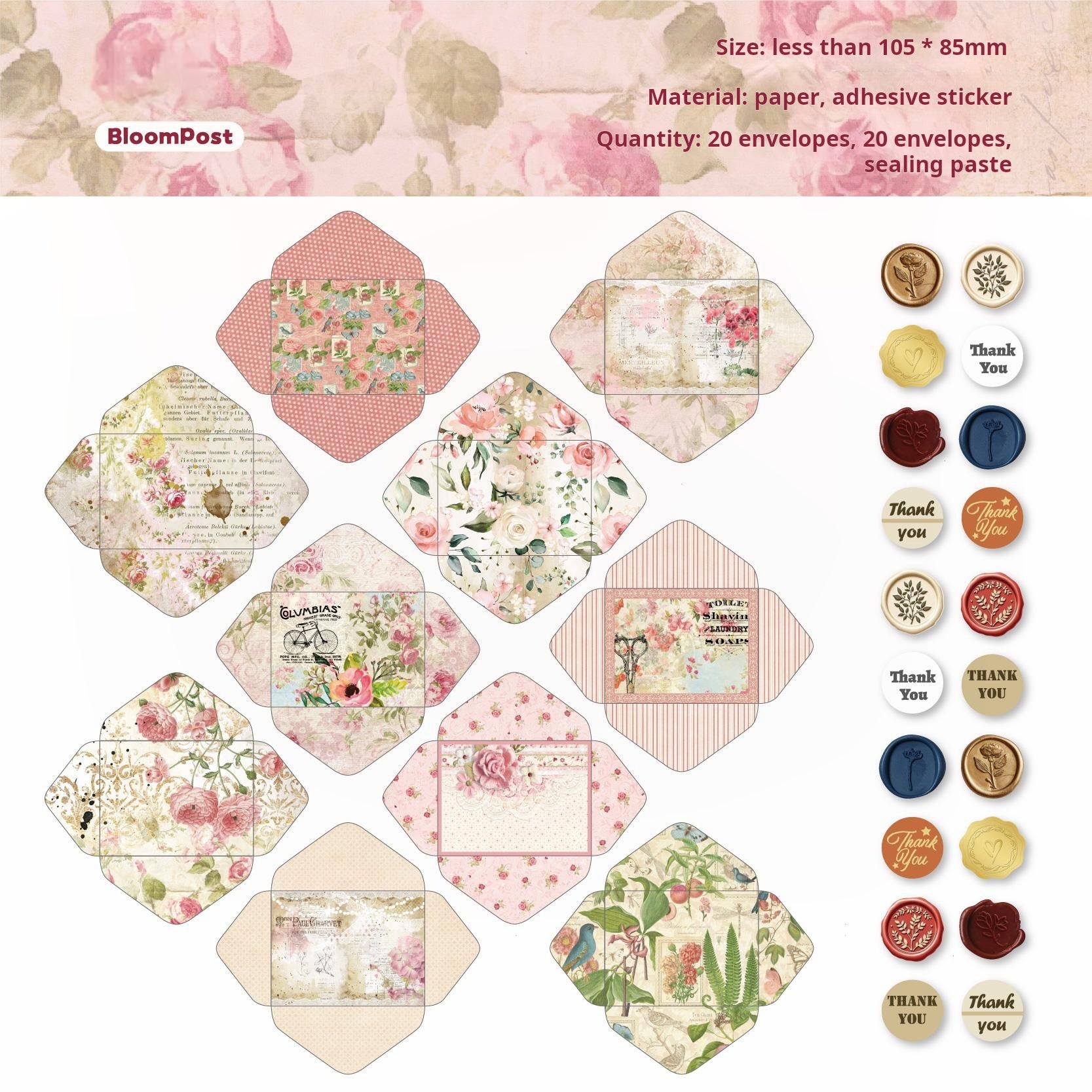 0918 Mini envelope -40Pcs each pack