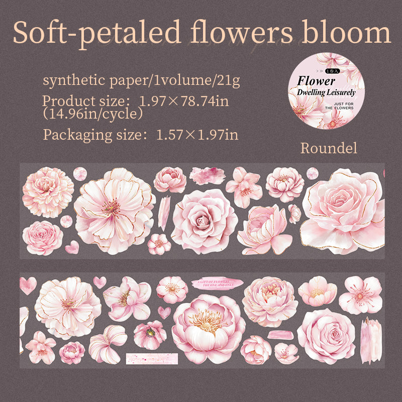 1016 Flower pre-cut tape -5cm*2m