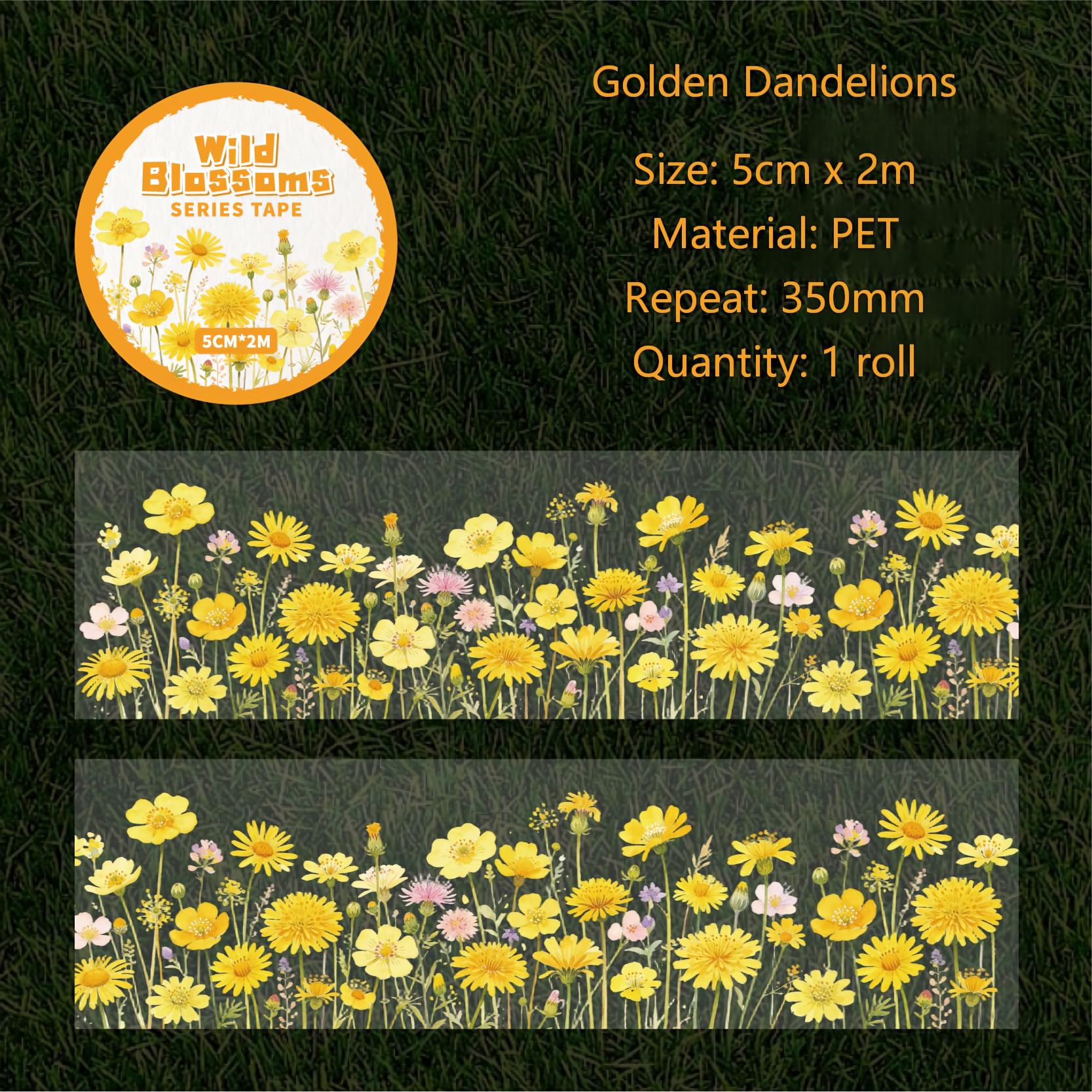 Wildflowers PET Tape (5cm x 2m)