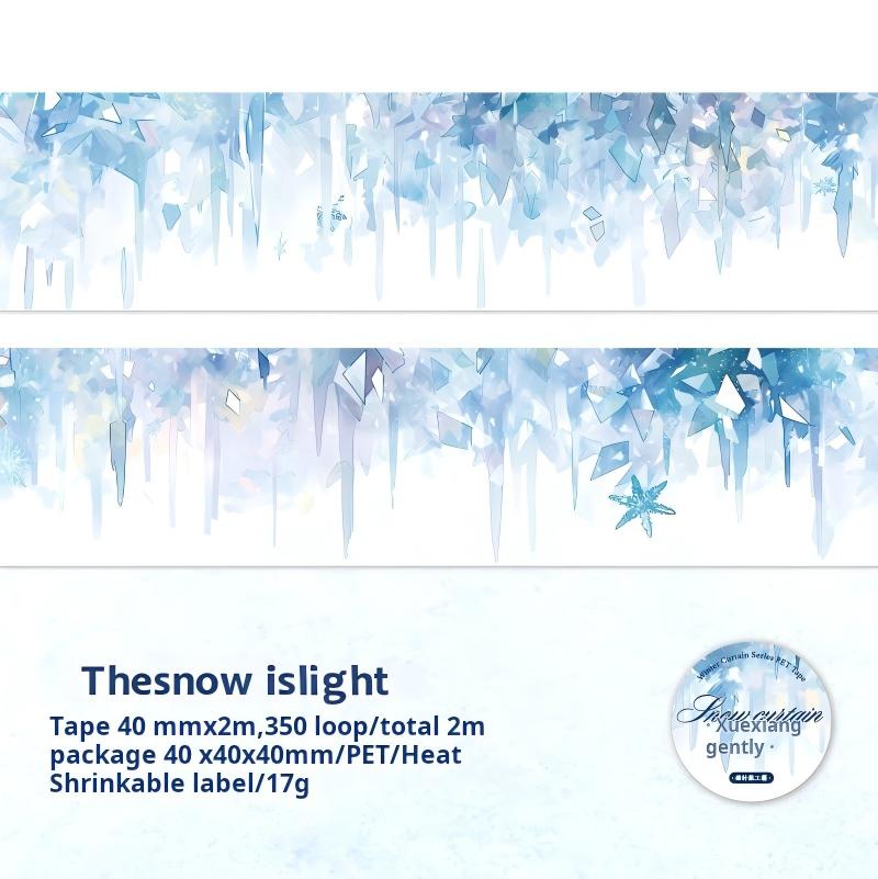 1129 Ice and snow PET Tape -5cm*2m