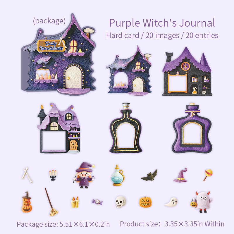 Daily Handcraft cardstock Sticker -20Pcs each pack