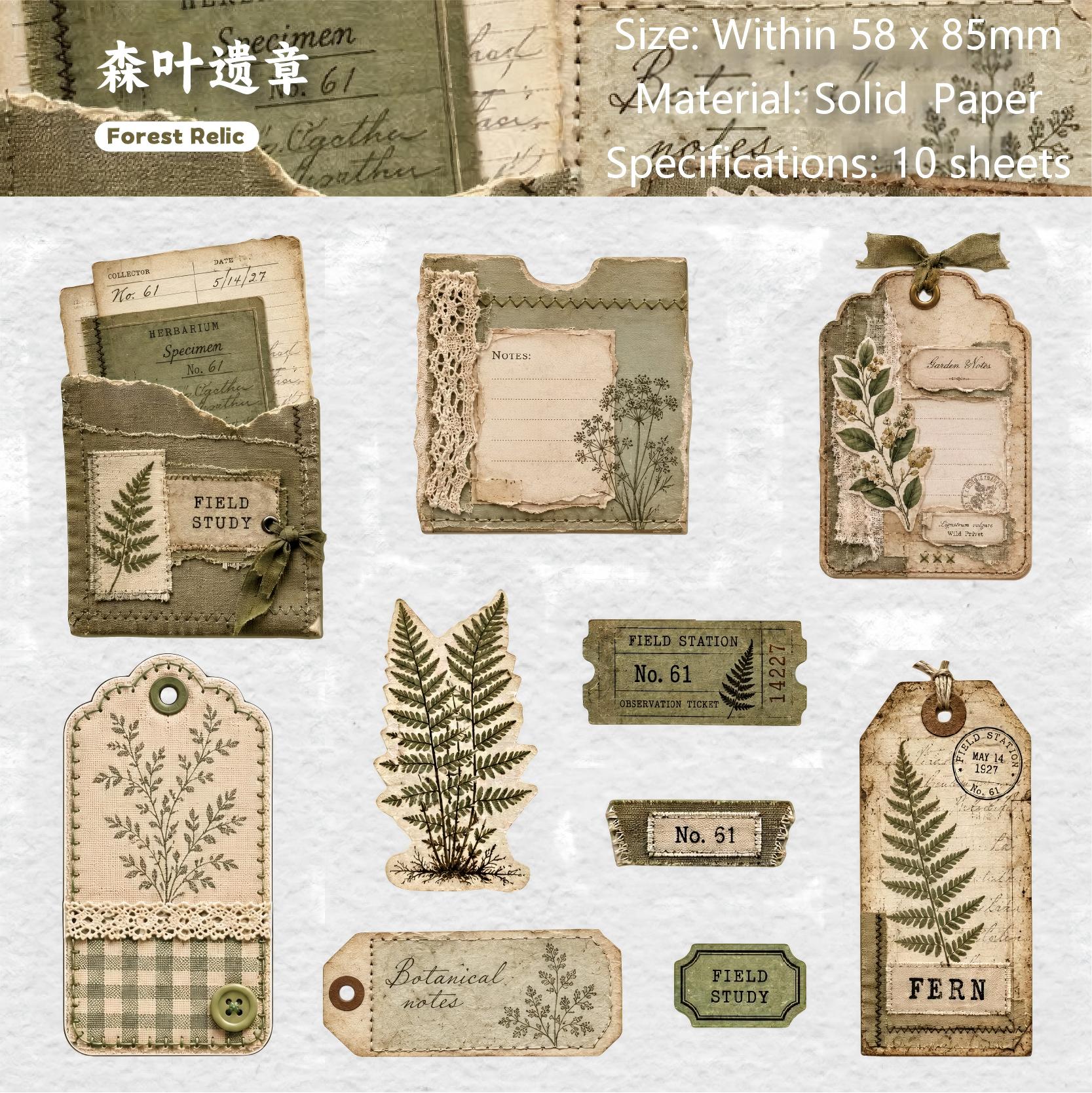 Time Tag Solid Stickers -10Pcs each pack