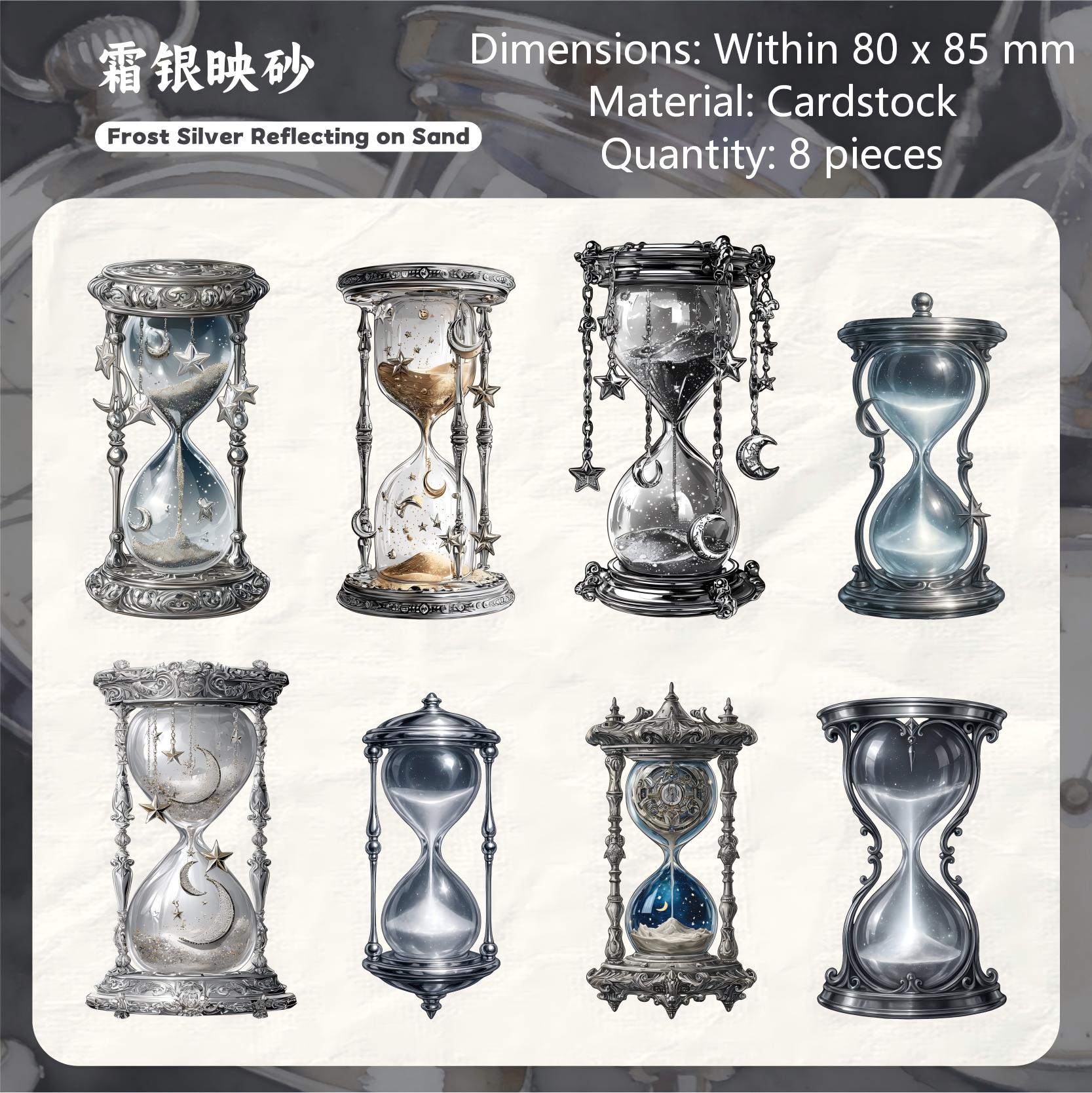 260317 Passing Time cardstock sticker -8Pcs each pack