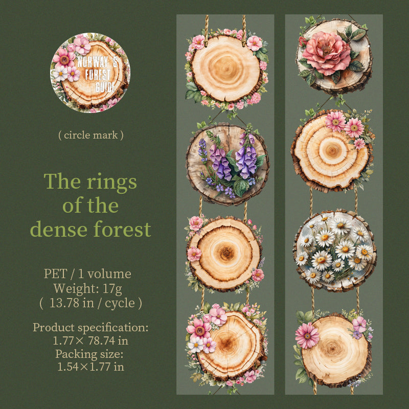 0712 Forest guide sign PET tape -4.5CM*2M