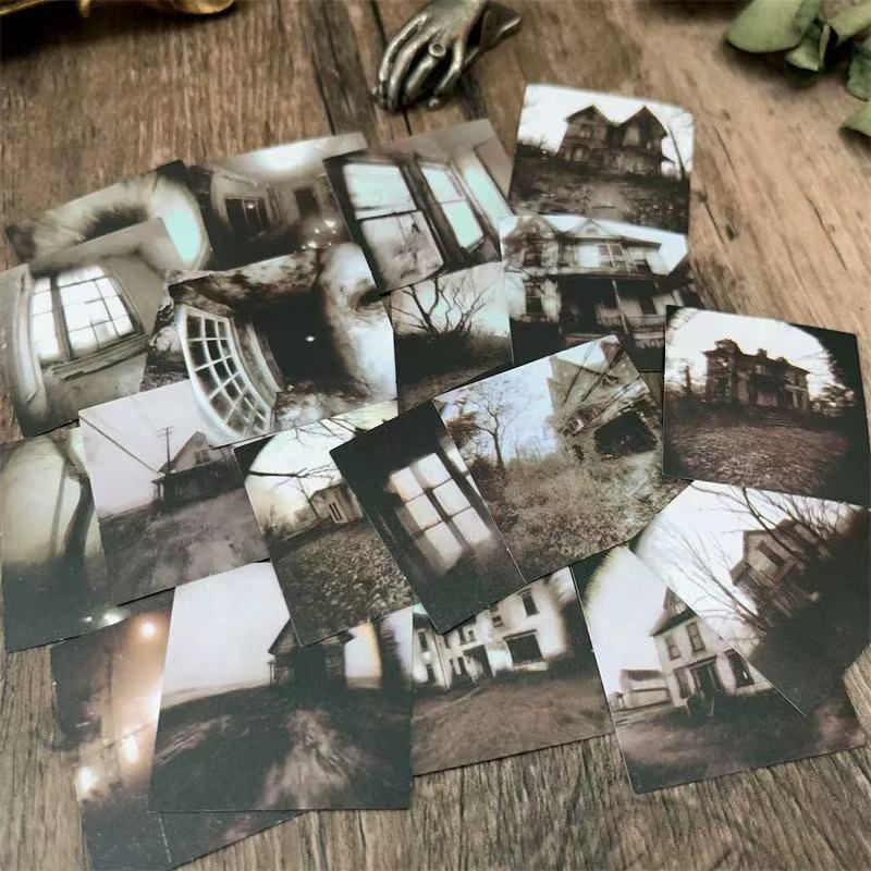 Dark Abandoned House Paper sticker -20Pcs each pack