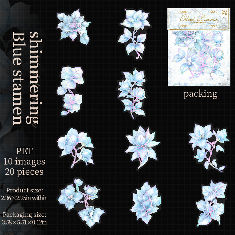 0809 Flowers Sticker -20Pcs each pack