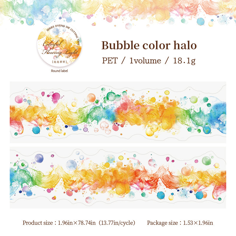 0610 Color ink PET tape *pre-cut -5CM*2M