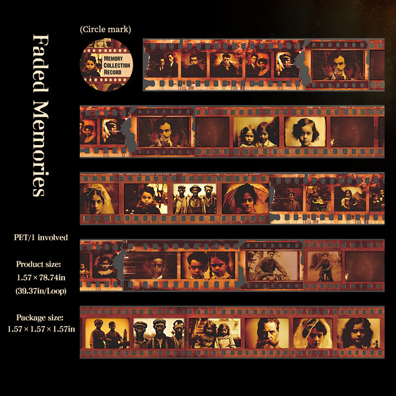 1103 Vintage film PET tape -4cm*2m