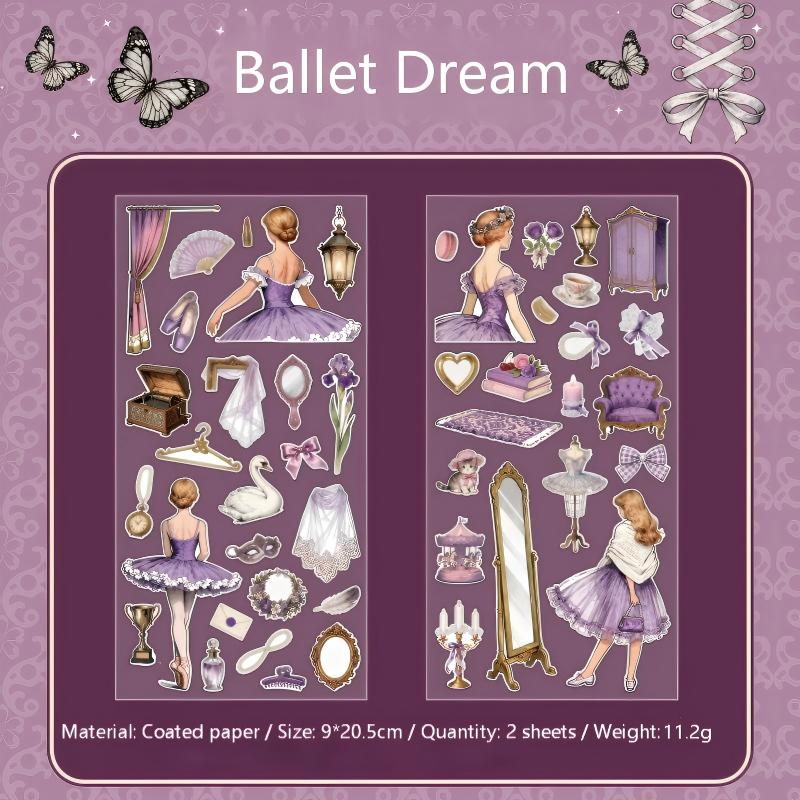 Misty Fairy Tale Solid Sticker -2Pcs each pack