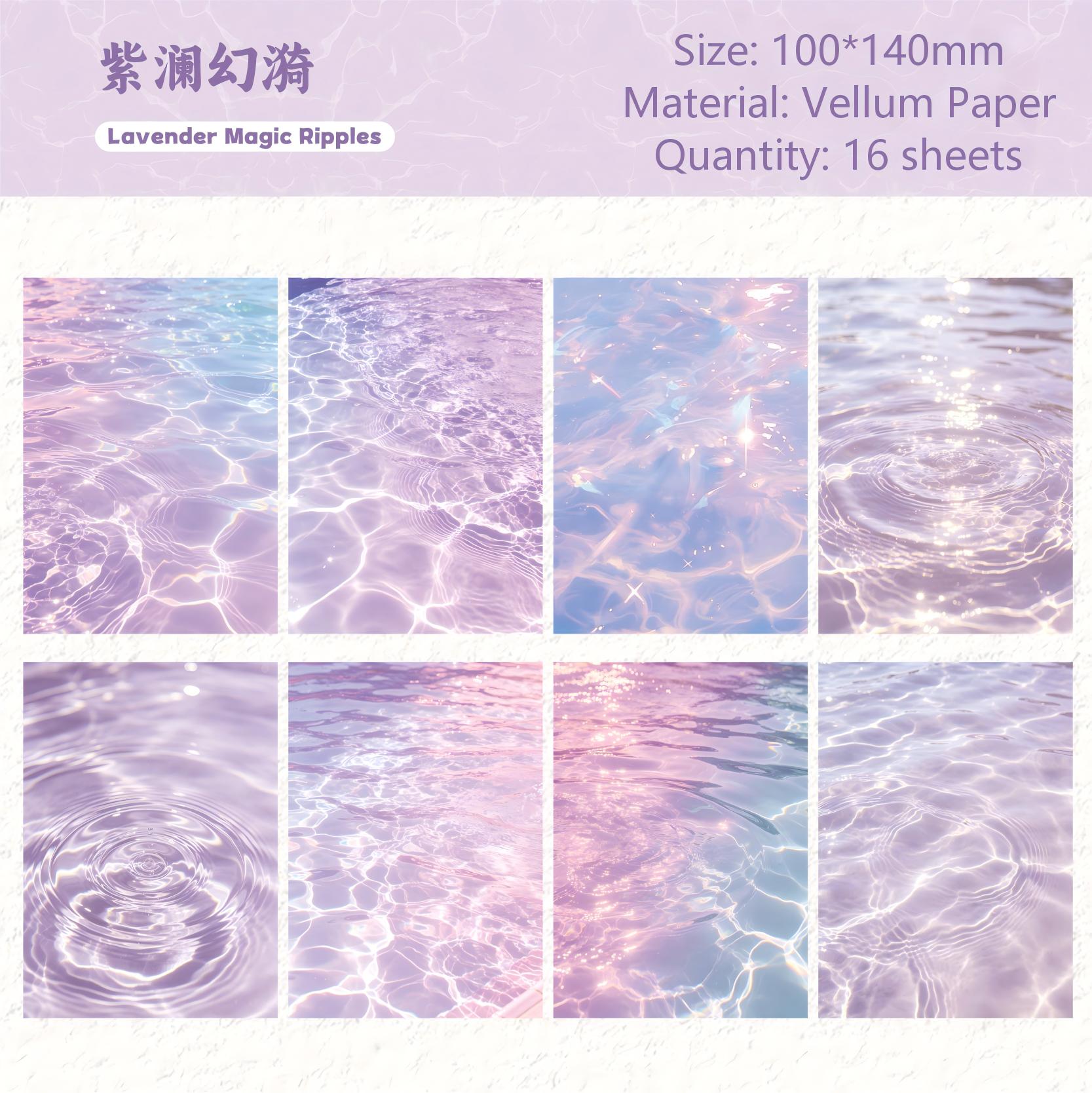Shattered Light Vellum Paper -16Pcs each pack