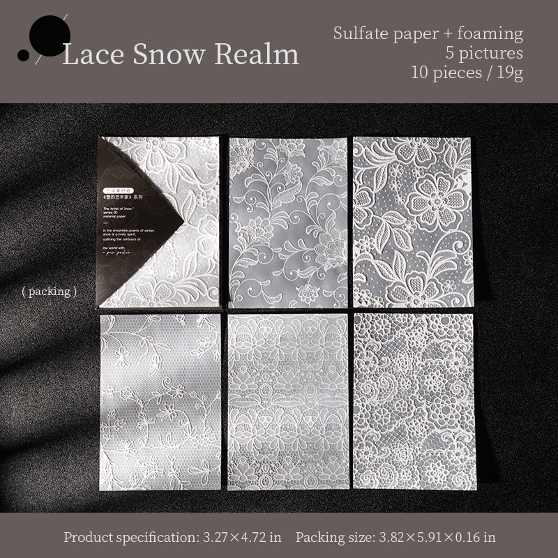 0816 The artist of snow vellum paper -10Pcs each pack