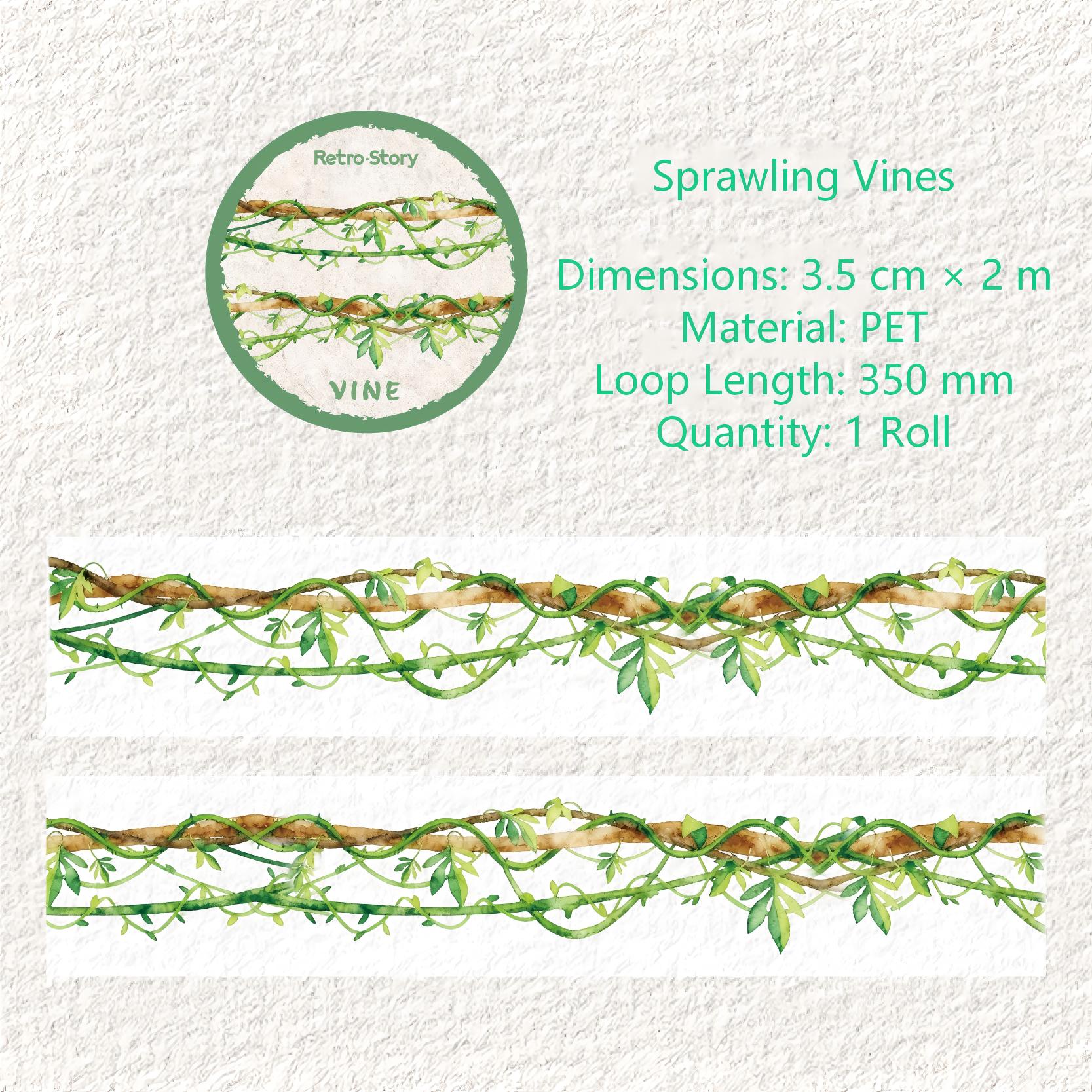 260402 Vine PET Tape -3.5cm*2m