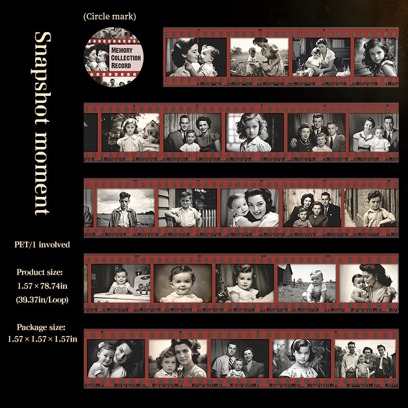 1103 Vintage film PET tape -4cm*2m