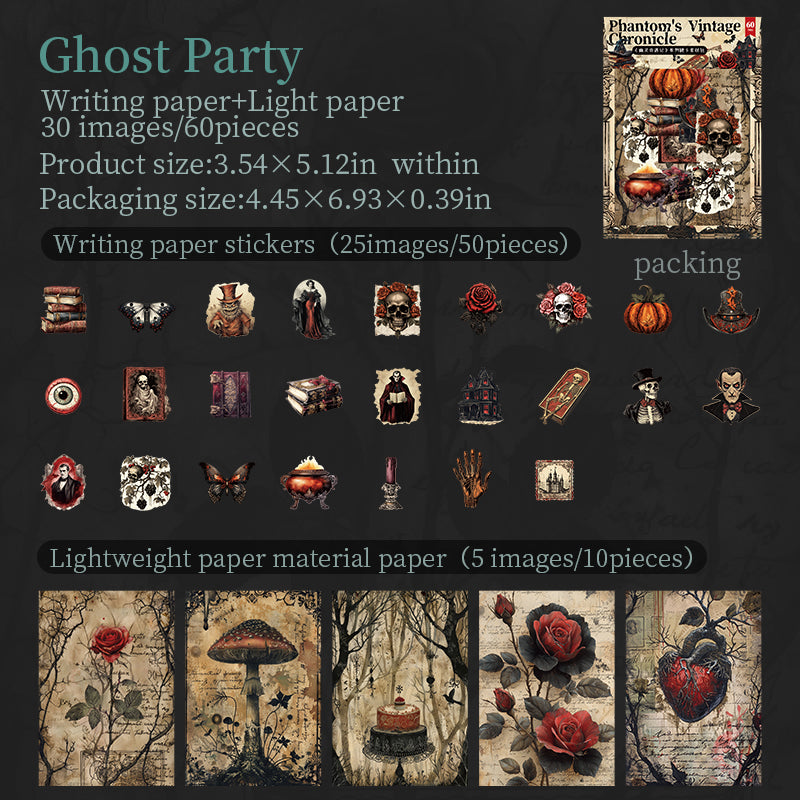 0720 Ghost Adventures Mixed pack -60Pcs each pack
