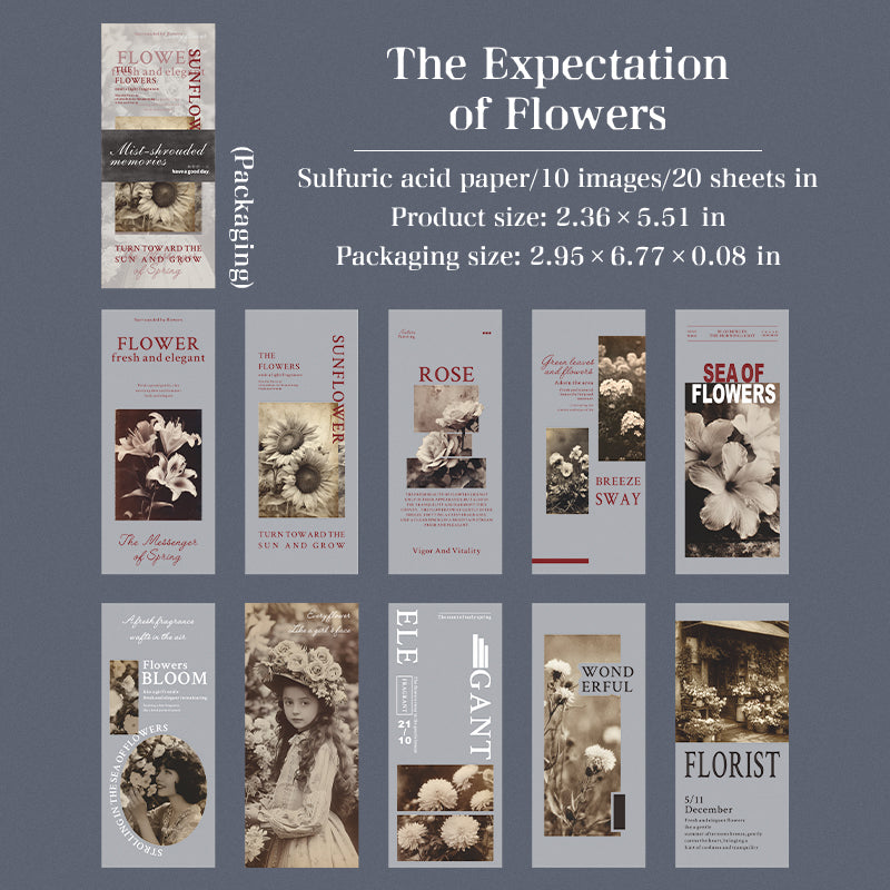 1126 Vintage vellum paper -20Pcs each pack