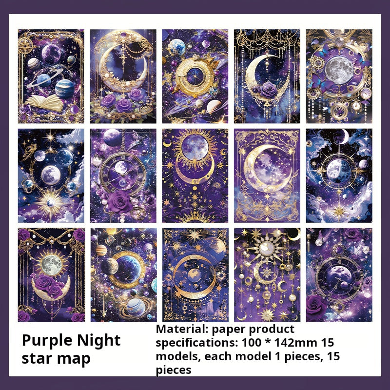 0622 Planet paper -15Pcs each pack
