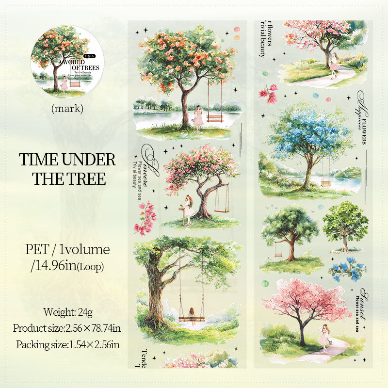 0705 Woods scenery PET tape -6.5cm*2M
