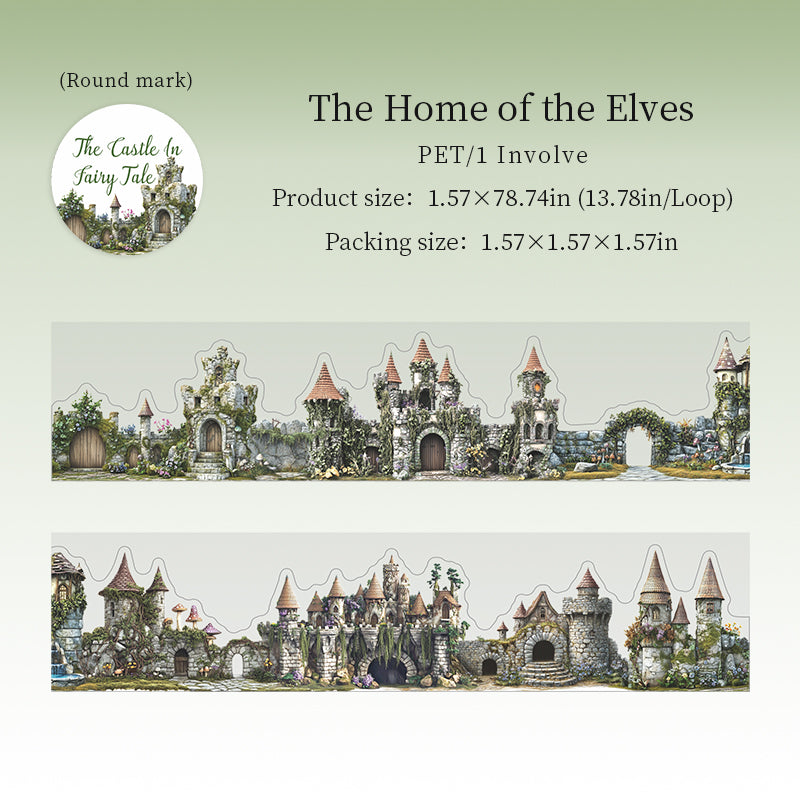 The Castle in Fairy Tale PET Tape (4cm x 2m)