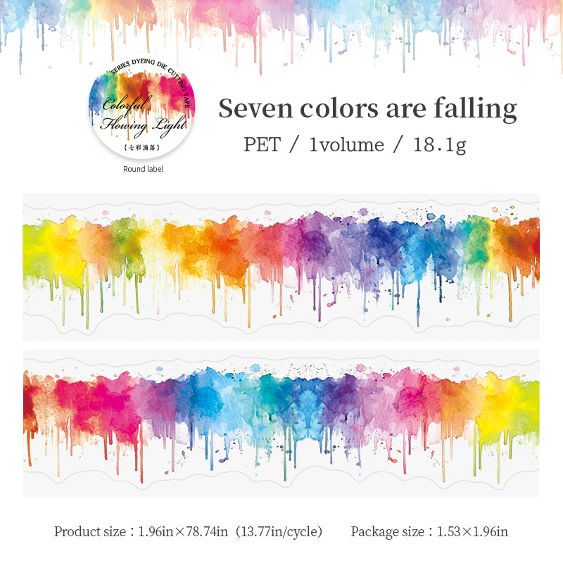 0610 Color ink PET tape *pre-cut -5CM*2M
