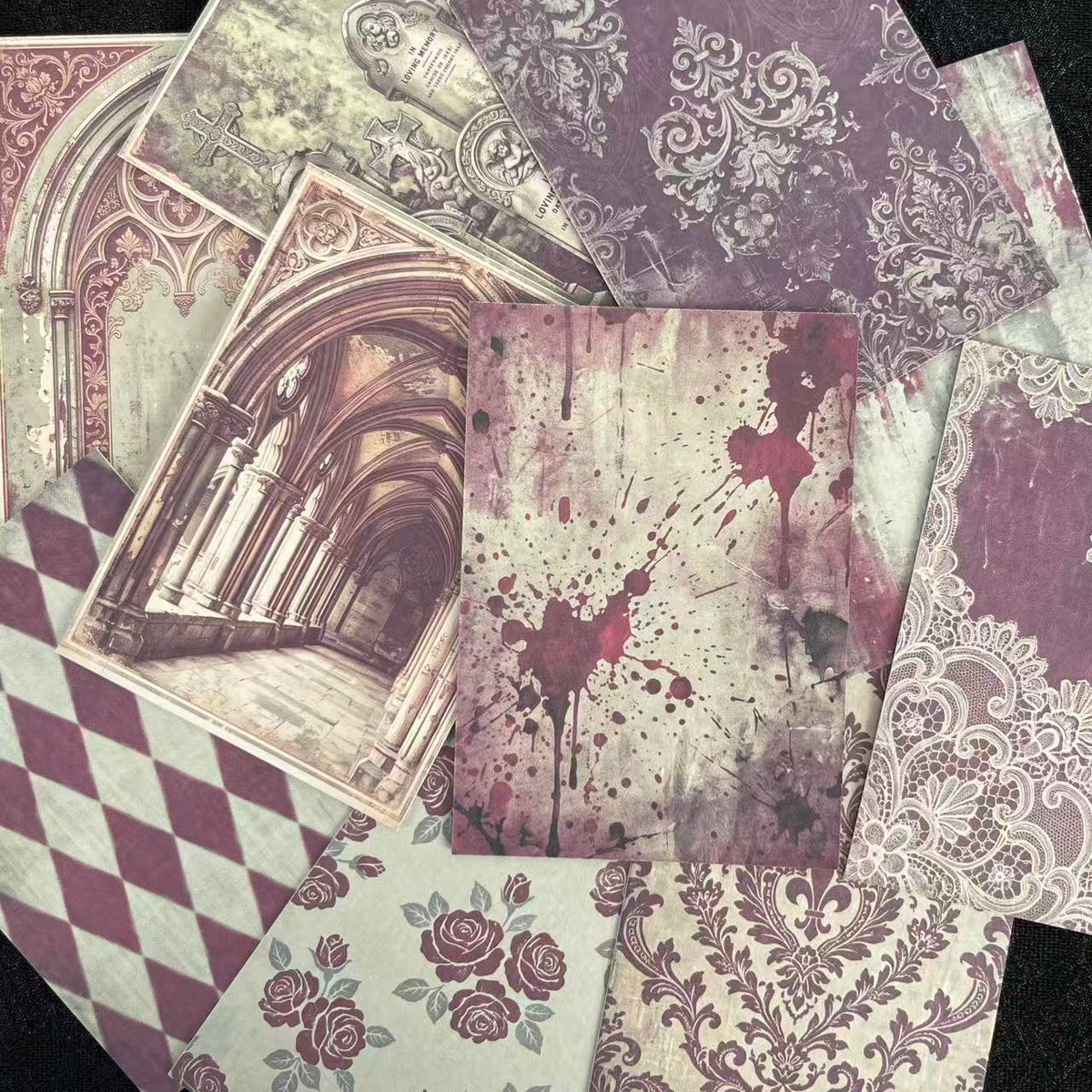 Gothic Romance ATC card details
