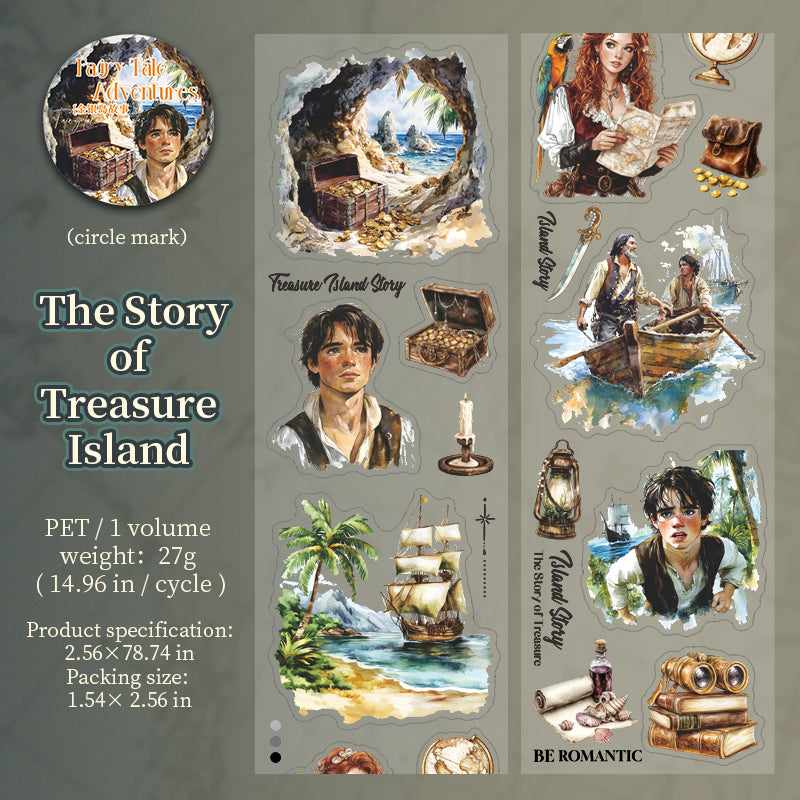 0629 Fairy tales PET tape *pre-cut -6.5cm*2M