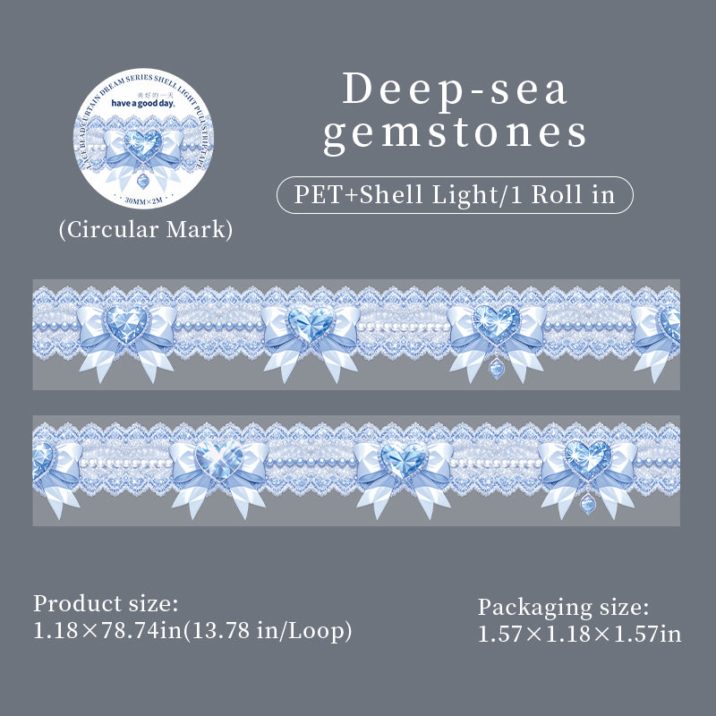 1007 Lace Bead Curtain PET tape -3cm*2m