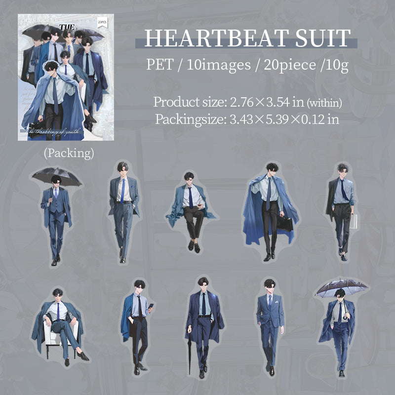 0705 Boys PET sticker -20Pcs each pack