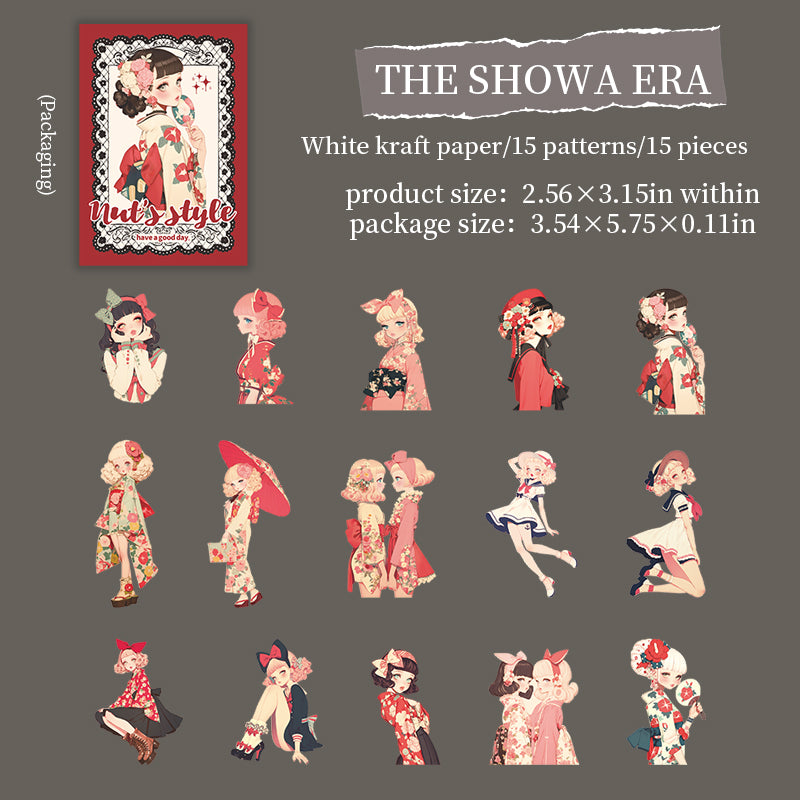Chestnut's Outfits Solid Sticker -15Pcs each pack