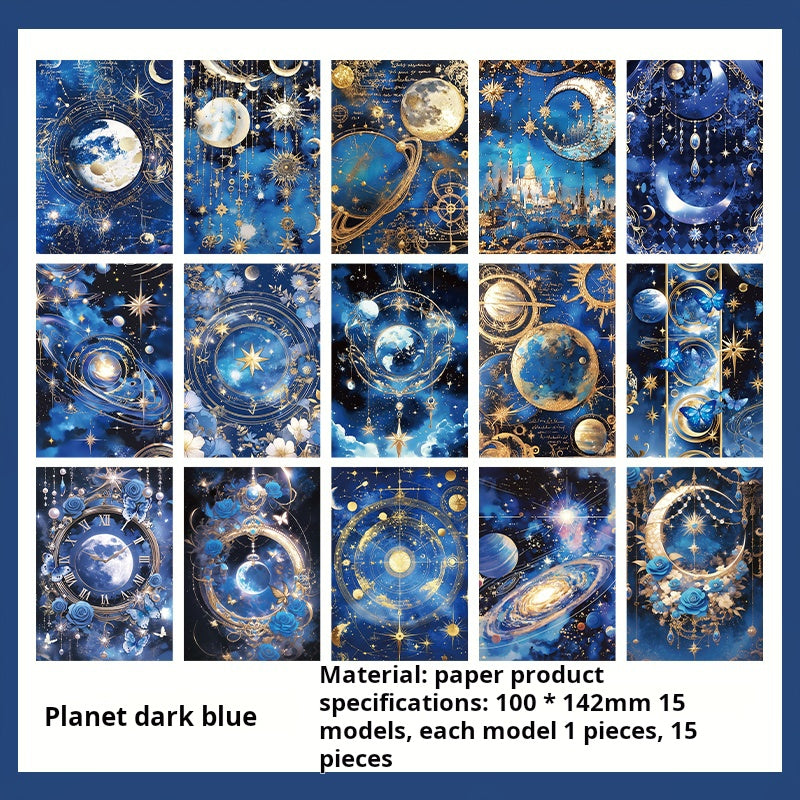 0622 Planet paper -15Pcs each pack